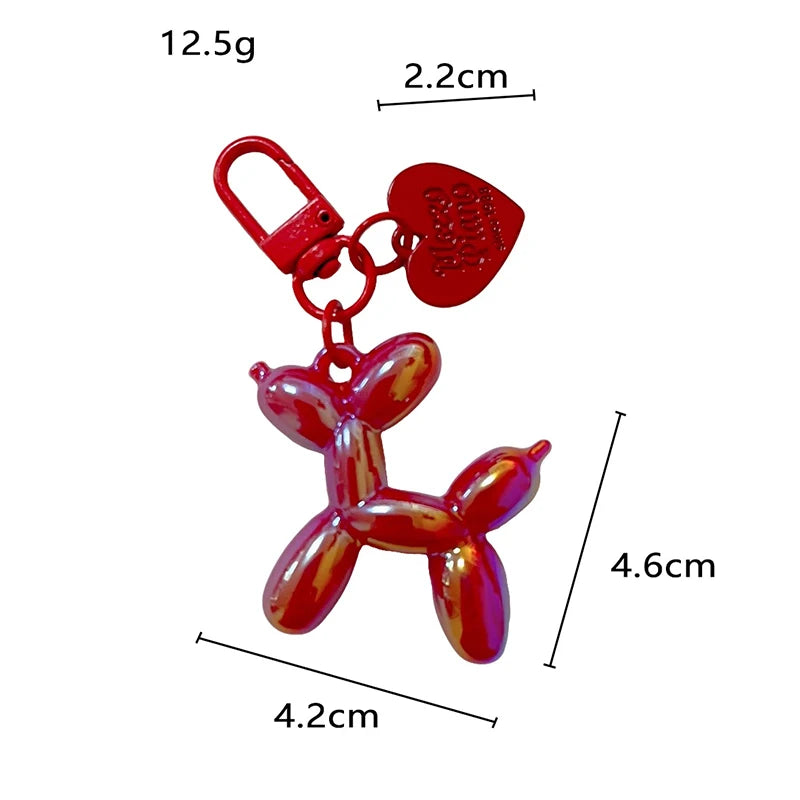Porte-Clés Ballon Chien Résine