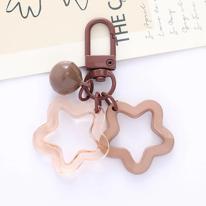 Porte-Clés Étoile Clochette Élégant