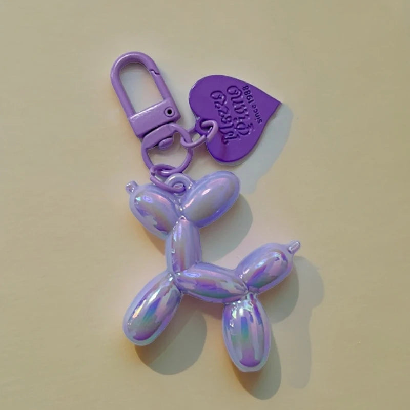 Porte-Clés Ballon Chien Résine