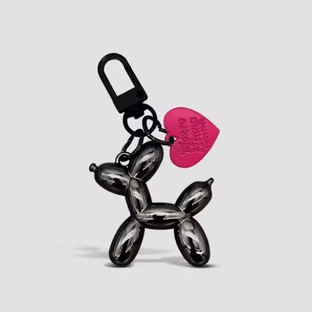 Porte-Clés Ballon Chien Résine