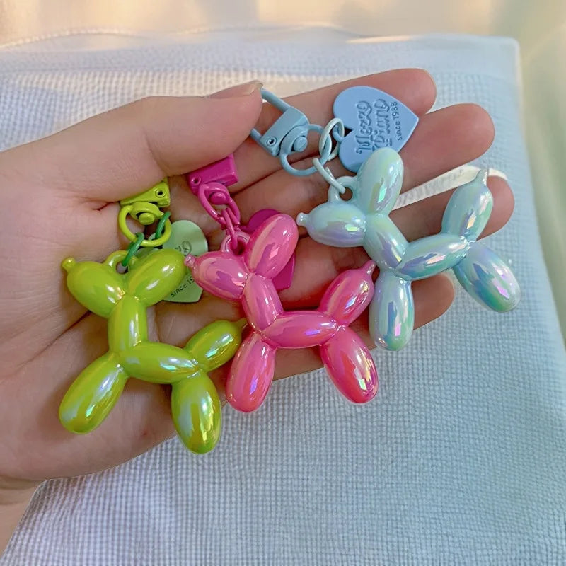 Porte-Clés Ballon Chien Résine