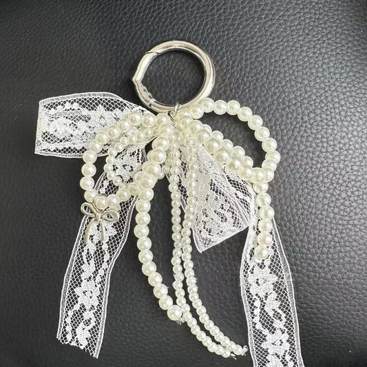 Porte-Clés Perles Nœud